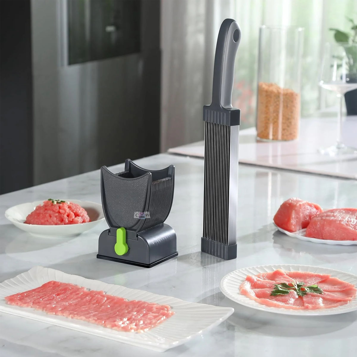 Cortado De Carne Ajustable 2 y 4mm